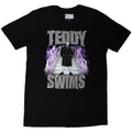 Front - Teddy Swims Unisex Adult Retro Bootleg T-Shirt