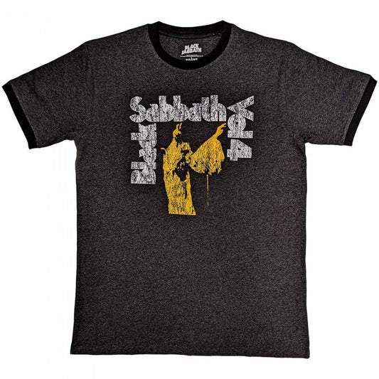 Front - Black Sabbath Unisex Adult Vol 4 Ringer Ringer T-Shirt