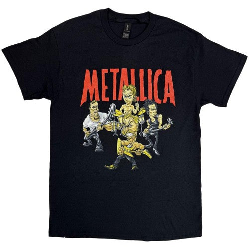 Front - Metallica Unisex Adult Load Chavez Cartoon T-Shirt