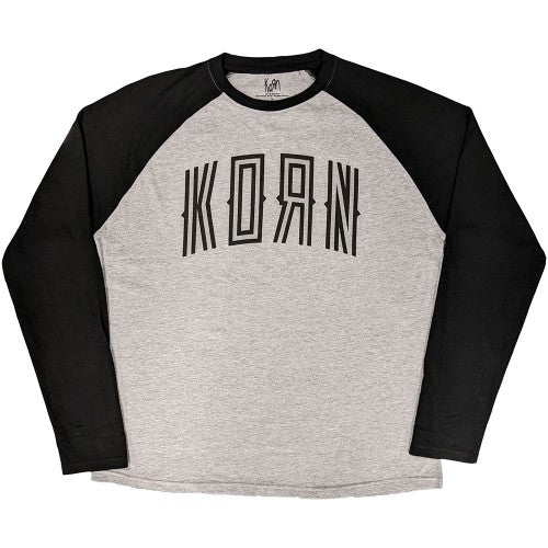 Front - Korn Unisex Adult Freak 98 Raglan Long-Sleeved T-Shirt
