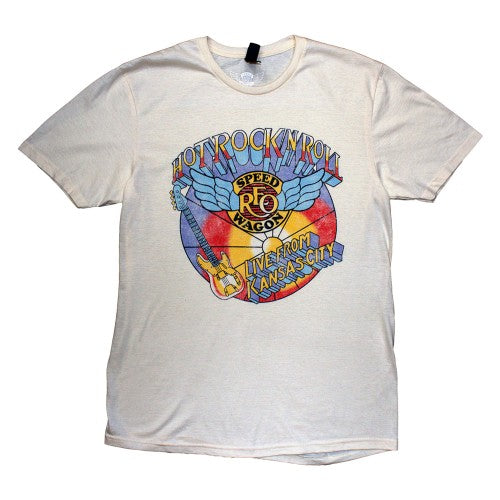 Front - REO Speedwagon Unisex Adult Kansas Back Print T-Shirt