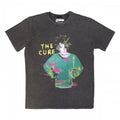 Front - The Cure Unisex Adult Beach Party Tour ´86 Back Print Stone Wash T-Shirt