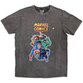 Front - Marvel Comics Unisex Adult Avengers Stone Wash T-Shirt