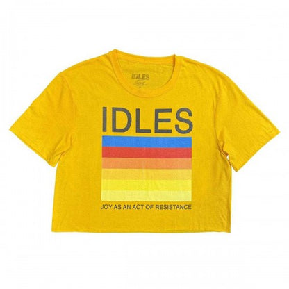 Front - Idles Womens/Ladies Resistance Crop Top