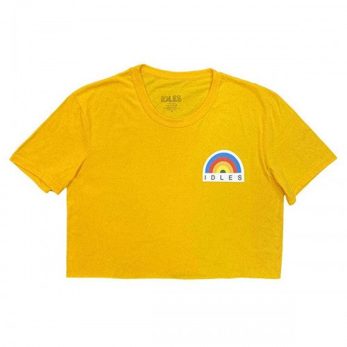 Front - Idles Womens/Ladies Rainbow Crop Top
