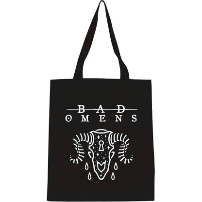 Front - Bad Omens Ramskull Tote Bag