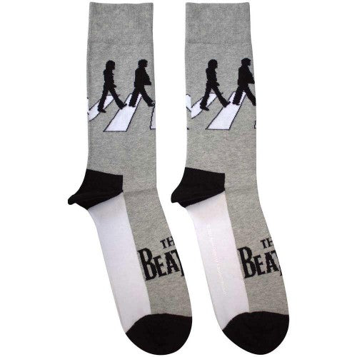 Front - The Beatles Unisex Adult Abbey Road Silhouette Ankle Socks