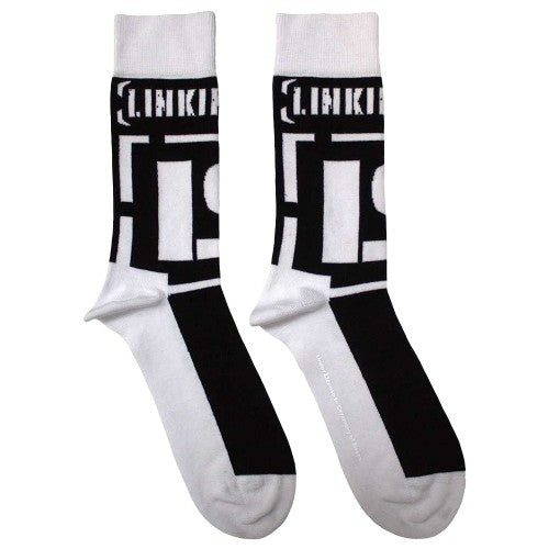 Front - Linkin Park Unisex Adult Bracket Logo Ankle Socks