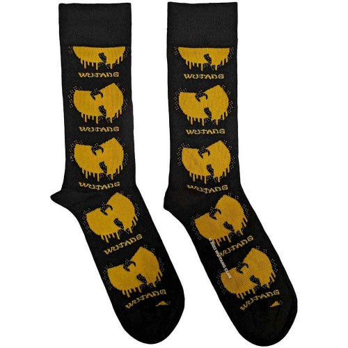 Front - Wu-Tang Clan Unisex Adult Dripping Logo Ankle Socks