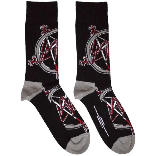 Front - Slayer Unisex Adult Pentagram Ankle Socks