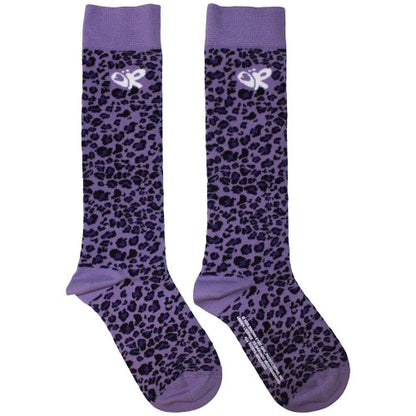 Front - Olivia Rodrigo Unisex Adult Leopard Print Ankle Socks