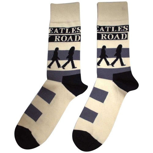 Front - The Beatles Unisex Adult Abbey Road Crossing Ankle Socks
