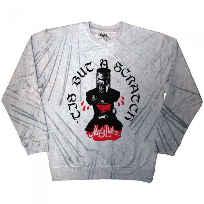 Front - Monty Python Unisex Adult Scratch Washed Sweatshirt