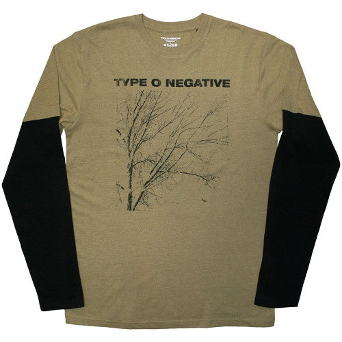 Front - Type O Negative Unisex Adult Tree Layered Long-Sleeved T-Shirt