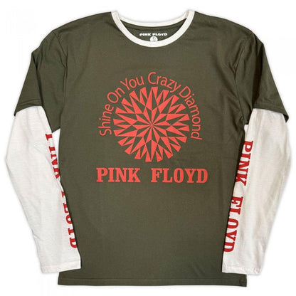 Front - Pink Floyd Unisex Adult Shine On Layered Long-Sleeved T-Shirt