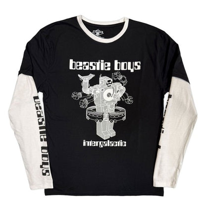 Front - Beastie Boys Unisex Adult Intergalactic Robot Layered Long-Sleeved T-Shirt