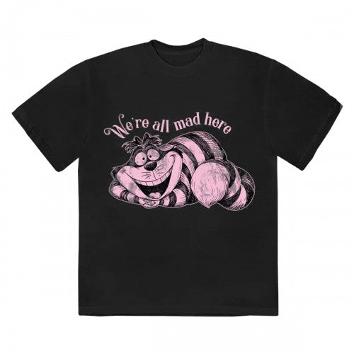 Front - Alice In Wonderland Unisex Adult We´re All Mad Here T-Shirt