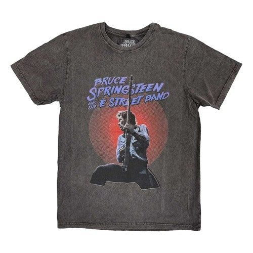 Front - Bruce Springsteen Unisex Adult Live Photo T-Shirt
