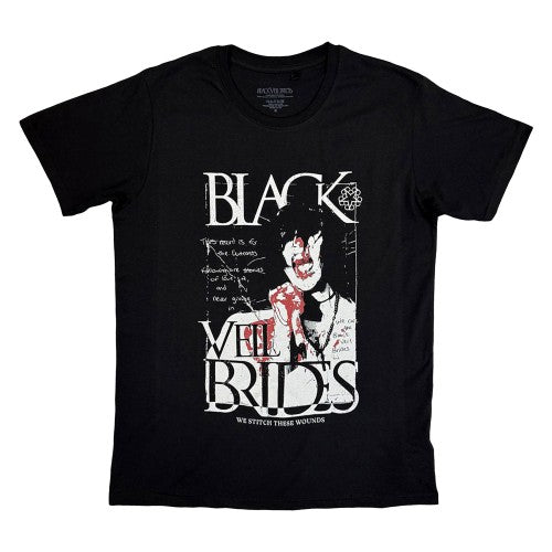 Front - Black Veil Brides Unisex Adult Stitch These Wounds T-Shirt