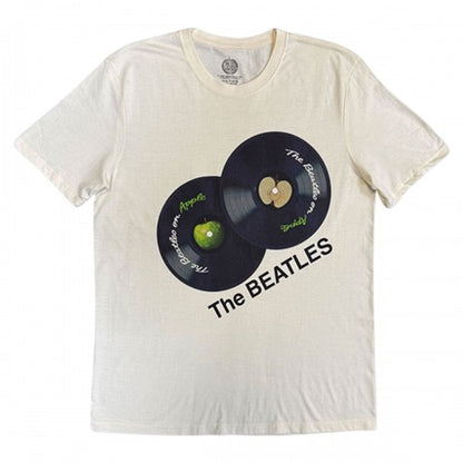 Front - The Beatles Unisex Adult Beatles On Apple Back Print T-Shirt