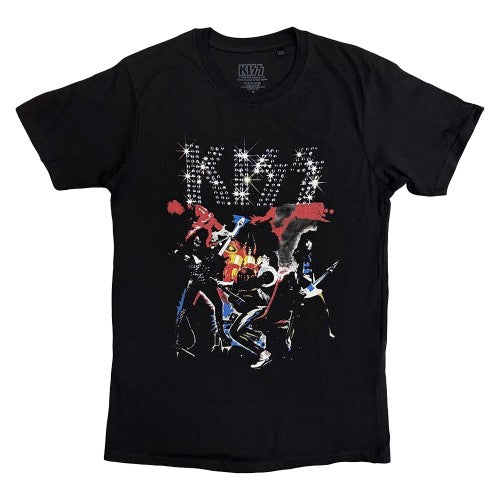 Front - Kiss Unisex Adult Sparkle T-Shirt