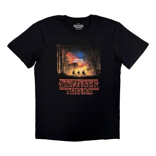 Front - Stranger Things Unisex Adult Friends Don´t Lie T-Shirt