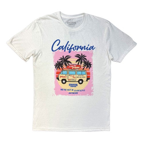 Front - Stranger Things Unisex Adult California T-Shirt