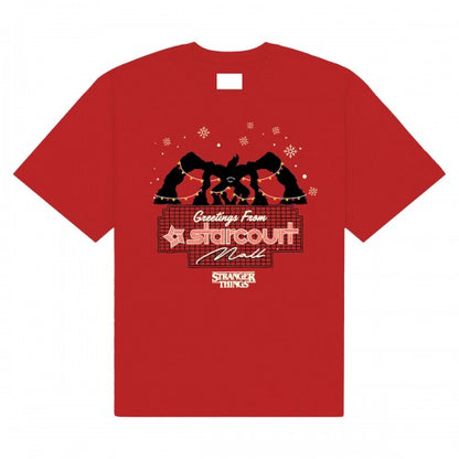 Front - Stranger Things Unisex Adult Greetings From Starcourt T-Shirt