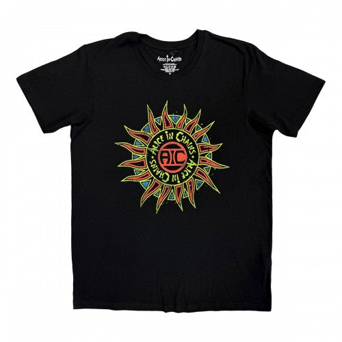 Front - Alice In Chains Unisex Adult Sun Logo T-Shirt