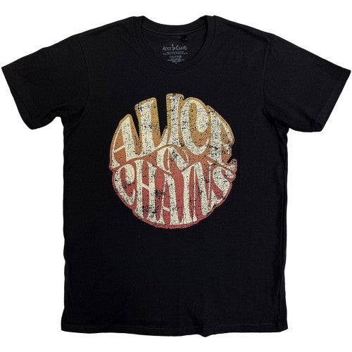 Front - Alice In Chains Unisex Adult Gradient Logo T-Shirt