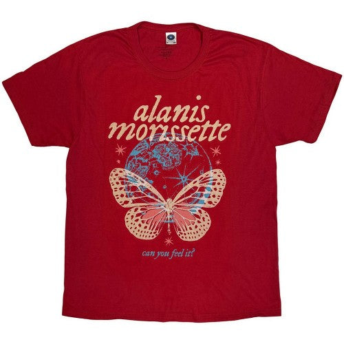 Front - Alanis Morissette Unisex Adult Can You Feel It T-Shirt