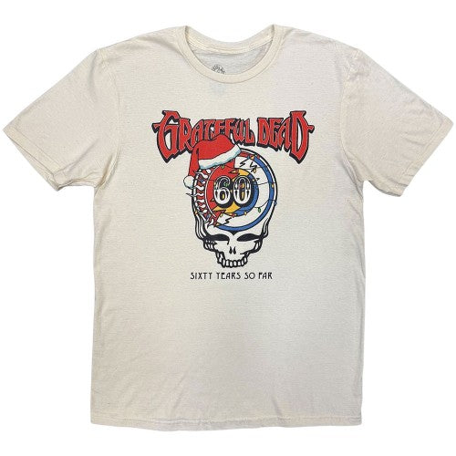 Front - Grateful Dead Unisex Adult Stealie Santa Hat T-Shirt