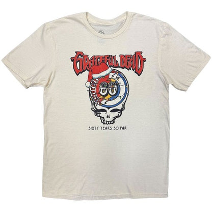 Front - Grateful Dead Unisex Adult Stealie Santa Hat T-Shirt