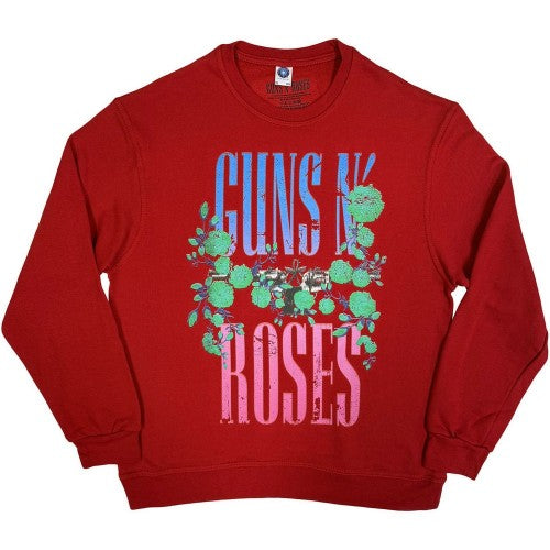 Front - Guns N Roses Unisex Adult Guns & Vine Oversized Sweatshirt