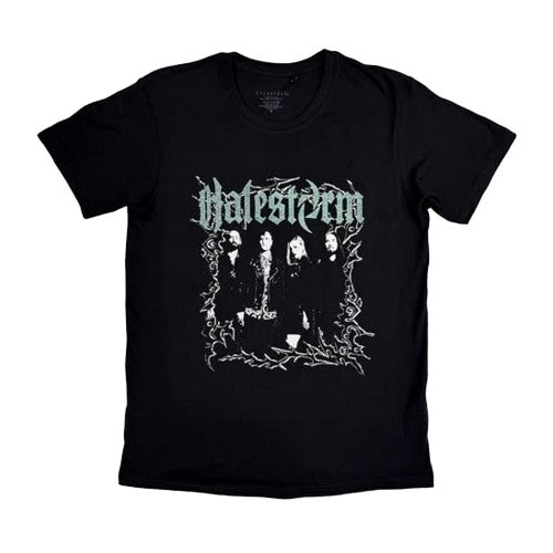 Front - Halestorm Unisex Adult Jagged Frame T-Shirt