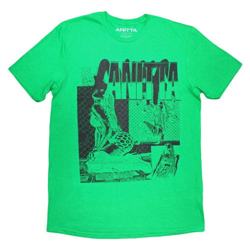 Front - Anitta Unisex Adult Collage T-Shirt