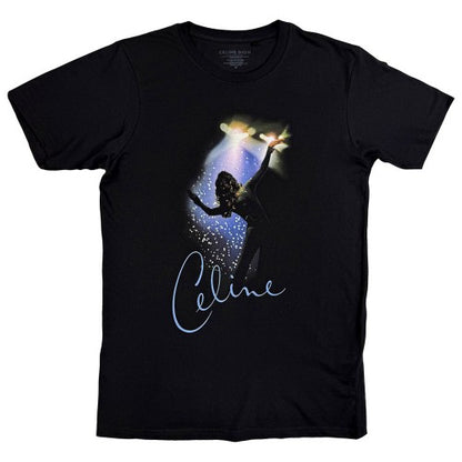 Front - Celine Dion Unisex Adult Spotlight T-Shirt