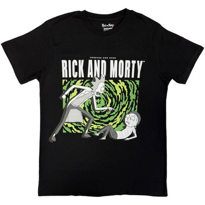 Front - Rick And Morty Unisex Adult Vortex T-Shirt