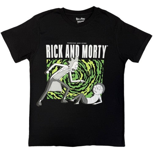 Front - Rick And Morty Unisex Adult Vortex T-Shirt
