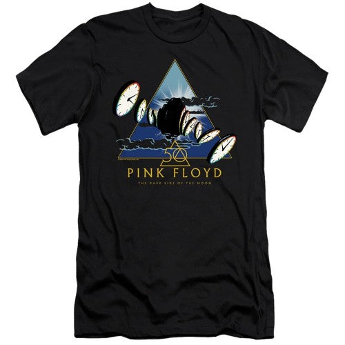 Front - Pink Floyd Unisex Adult Clocks T-Shirt