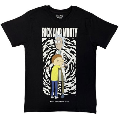 Front - Rick And Morty Unisex Adult Hug T-Shirt