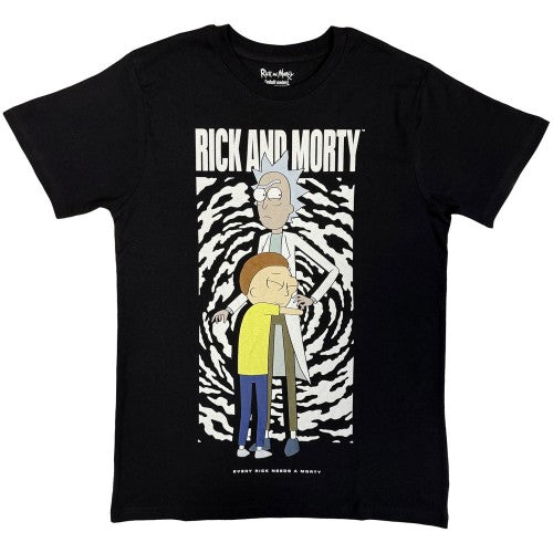 Front - Rick And Morty Unisex Adult Hug T-Shirt