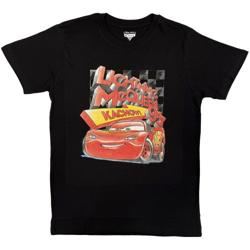 Front - Cars Unisex Adult Kachow  95 T-Shirt