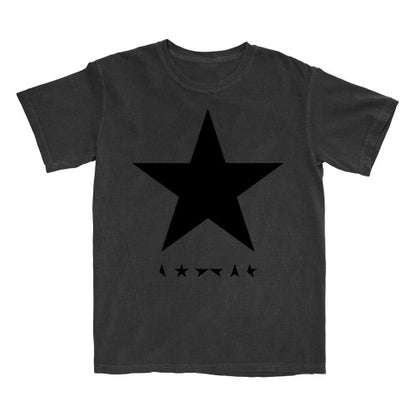 Front - David Bowie Unisex Adult Blackstar T-Shirt
