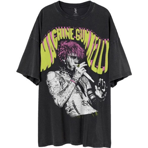 Front - Machine Gun Kelly Unisex Adult Tickets To My Downfall Oversized T-Shirt