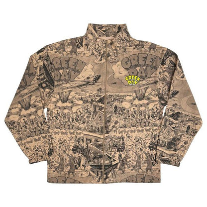 Front - Green Day Unisex Adult Dookie All-Over Print Zipped Jacket