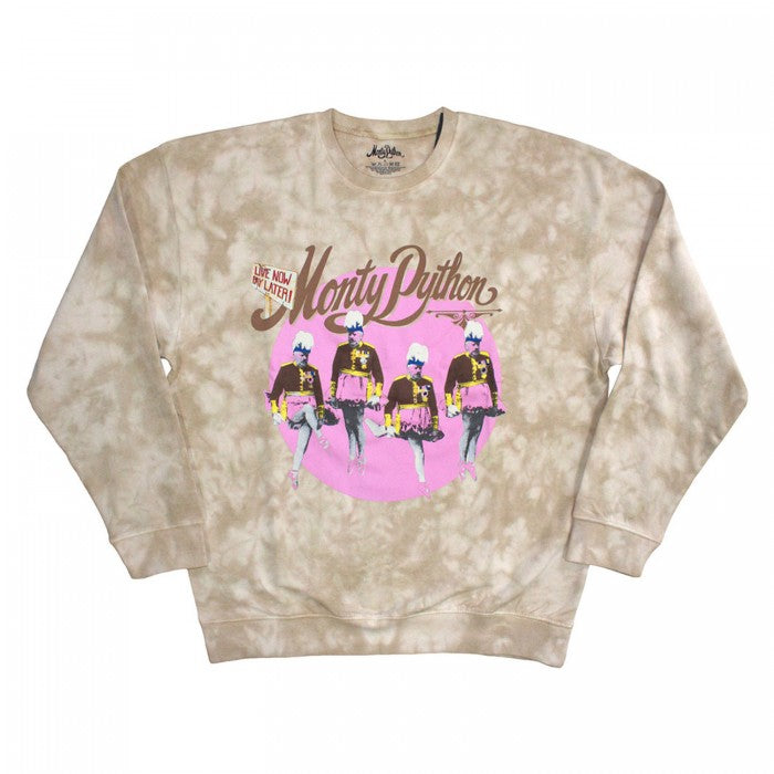 Sand - Front - Monty Python Unisex Adult Pay Later Washed Sweatshirt