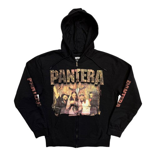 Front - Pantera Unisex Adult Band Full Zip Hoodie