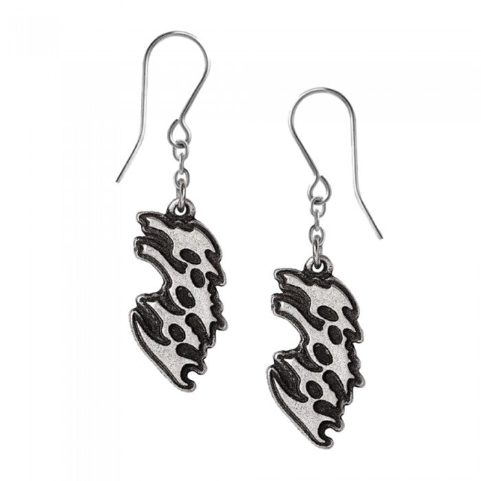 Front - Poppy Womens/Ladies Logo Dangle Earrings