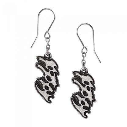 Front - Poppy Womens/Ladies Logo Dangle Earrings